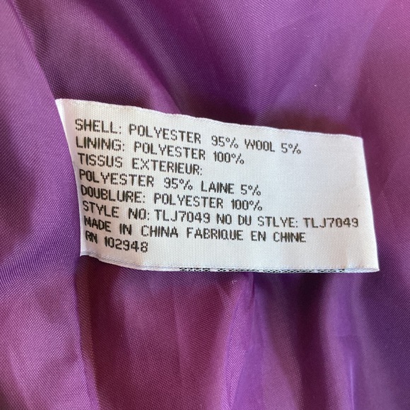 Vintage Double Breasted Coat w/Pockets ~ S ~ - Picture 6 of 7